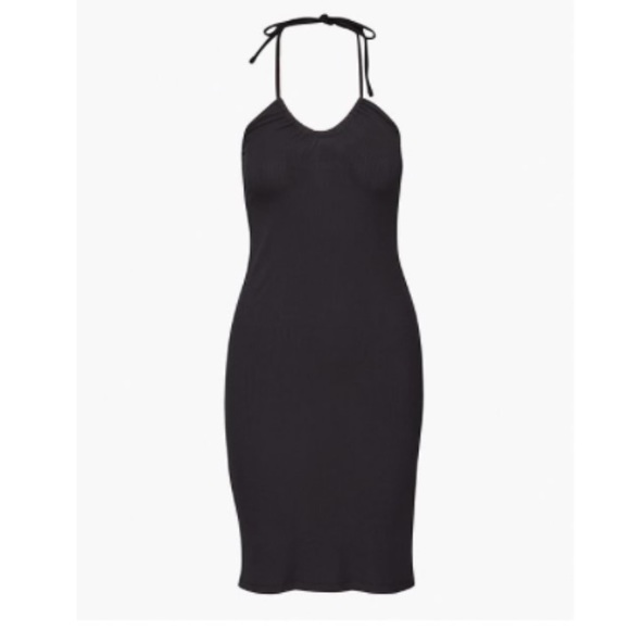 ARITZIA/ WILFRED Lanai Halter Midi Dress - Picture 1 of 5